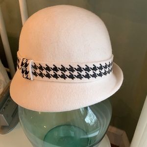 Off white wool hat